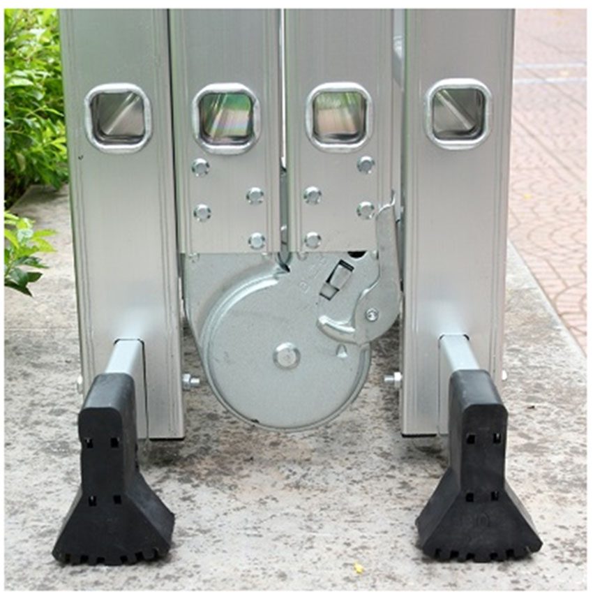 Thang nhôm gấp 4 đoạn Kagami KT-47M - Hàng chính hãng