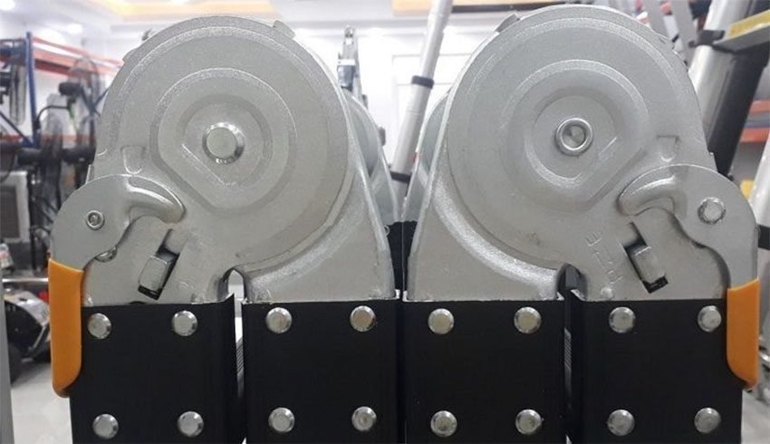 Thang nhôm gấp 4 đoạn Sumika SKM 204 NEW - Hàng chính hãng