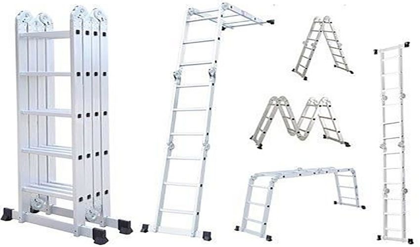 Thang nhôm gấp 4 đoạn Sumika SKM205 - Hàng chính hãng