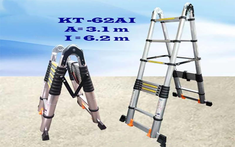 Thang nhôm rút đôi Kagami KT-62AI - Hàng chính hãng