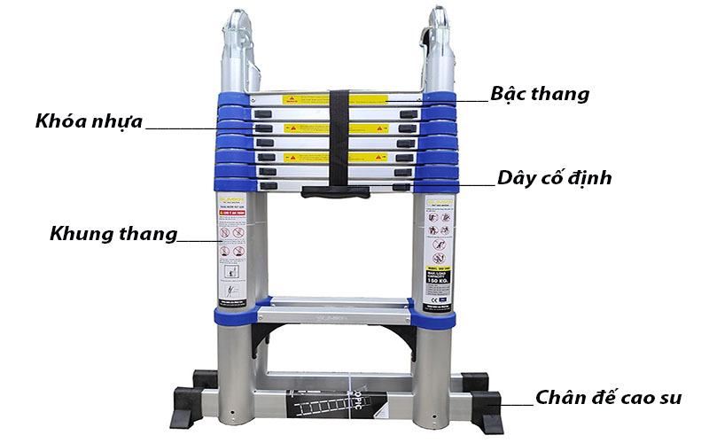 Thang nhôm rút đôi Sumika SKB500D - Hàng chính hãng