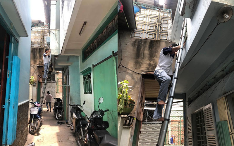Thang nhôm rút đơn Kagami KT-50 - Hàng chính hãng