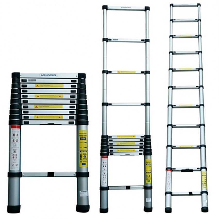Thang nhôm rút gọn đơn Advindeq ADT210B - Hàng chính hãng