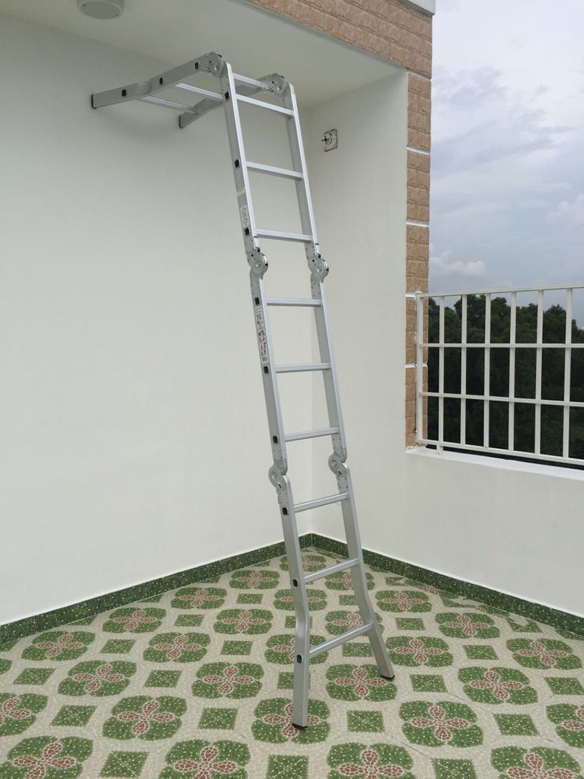 Thang nhôm xếp bốn đoạn Sumika SK-603 - Hàng chính hãng