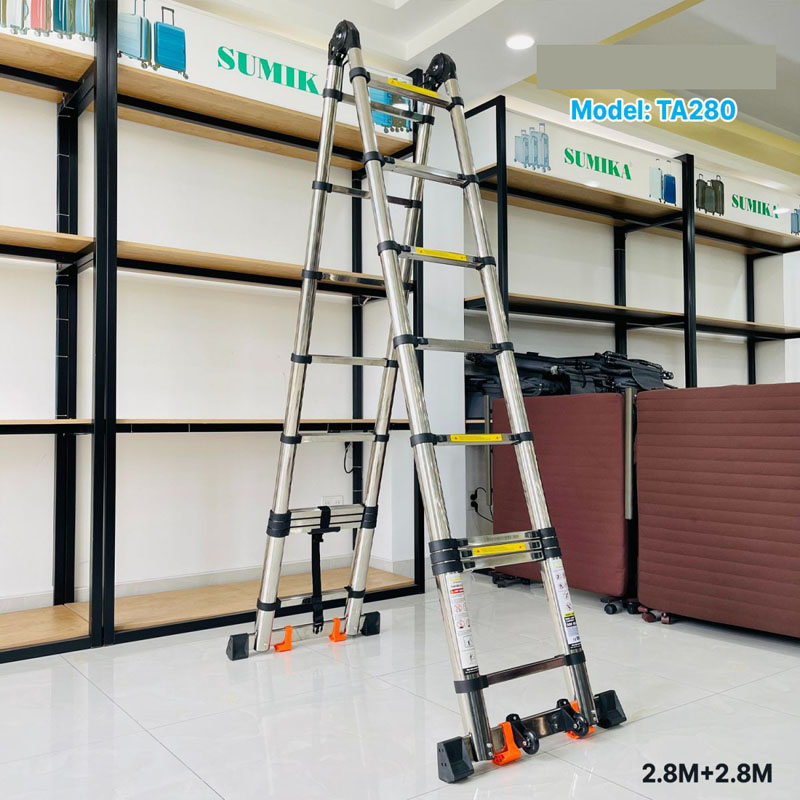 Thang inox rút đôi Sumika TA280 - Hàng chính hãng