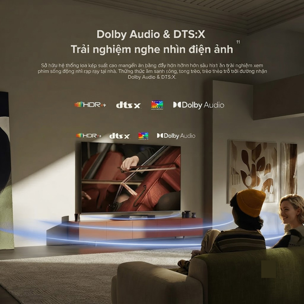 Google Tivi QD-MiniLED Xiaomi S 4K 75 inch L75MC-SSE - Hàng chính hãng