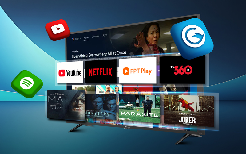 Smart tivi Casper 43 inch E43FAC110 - Hàng chính hãng