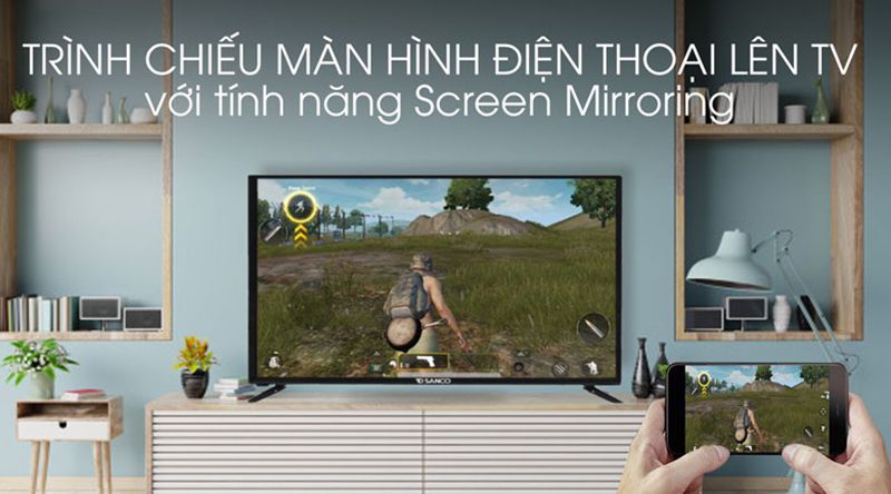 Tivi LED Sanco 43 inch voice H43V300 - Hàng chính hãng