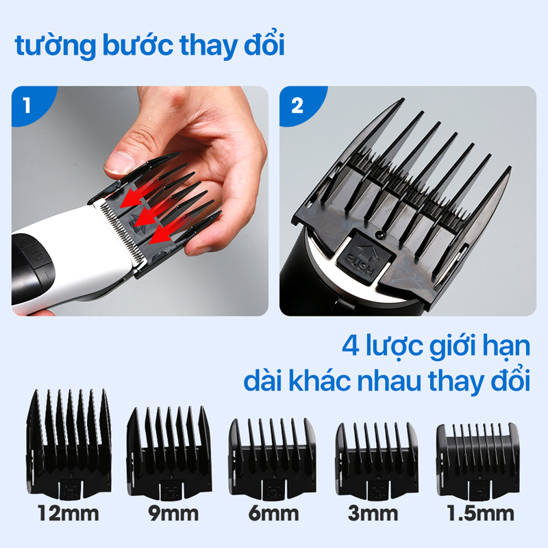 Tông đơ cắt tóc Bomidi L1 - Hàng chính hãng