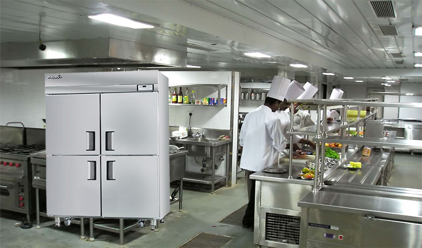 Tủ 2 đông 2 mát công nghiệp 4 cánh Happys HWA-45CFR - Hàng chính hãng
