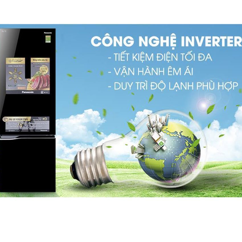 Tủ lạnh Econavi NR-BC369QKV2 - Hàng chính hãng