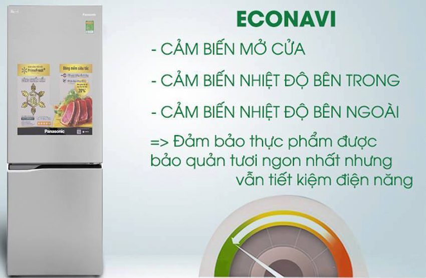 Tủ lạnh Econavi NR-BV369QSV2 - Hàng chính hãng