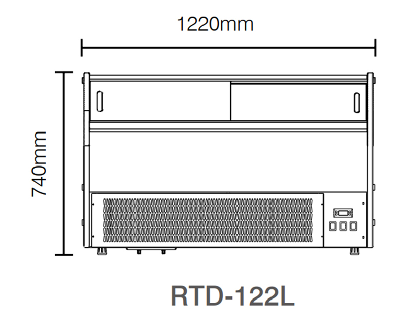 Tủ bảo quản và trưng bày kem Rotor RTD-122L - Hàng chính hãng