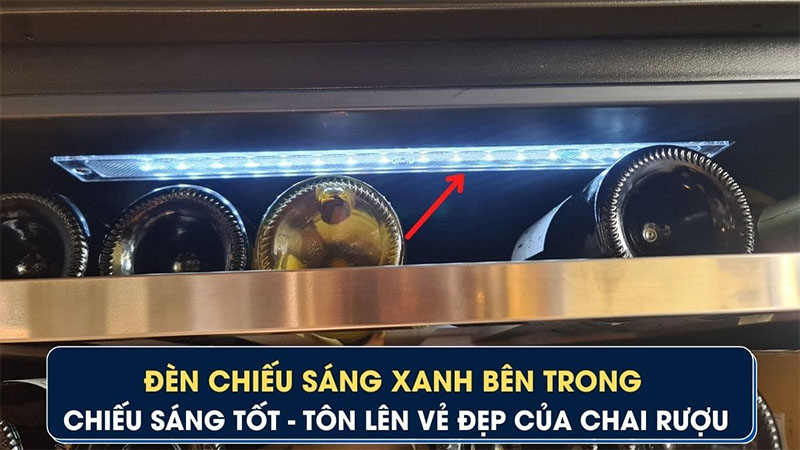 Tủ bảo quản rượu vang Malloca MWC-24CP - Hàng chính hãng