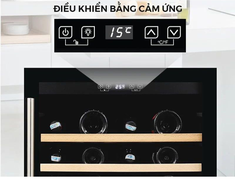 Tủ rượu vang Kocher KWEU-1156B - Hàng chính hãng