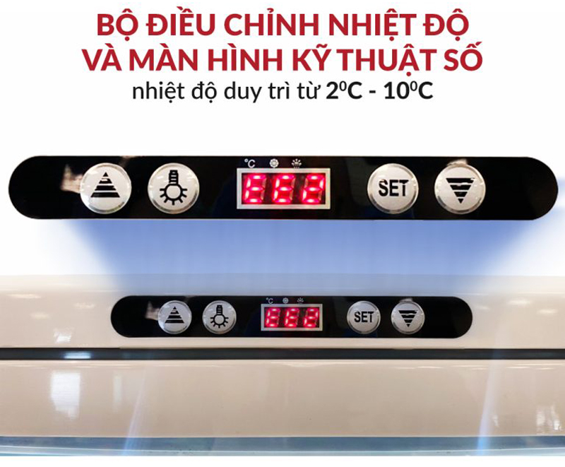 Tủ mát đứng bảo quản và trưng bày Cobi RT-218L - Hàng chính hãng