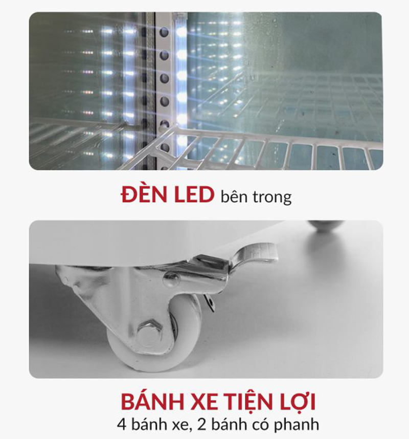 Tủ mát đứng bảo quản và trưng bày Cobi RT-218L - Hàng chính hãng