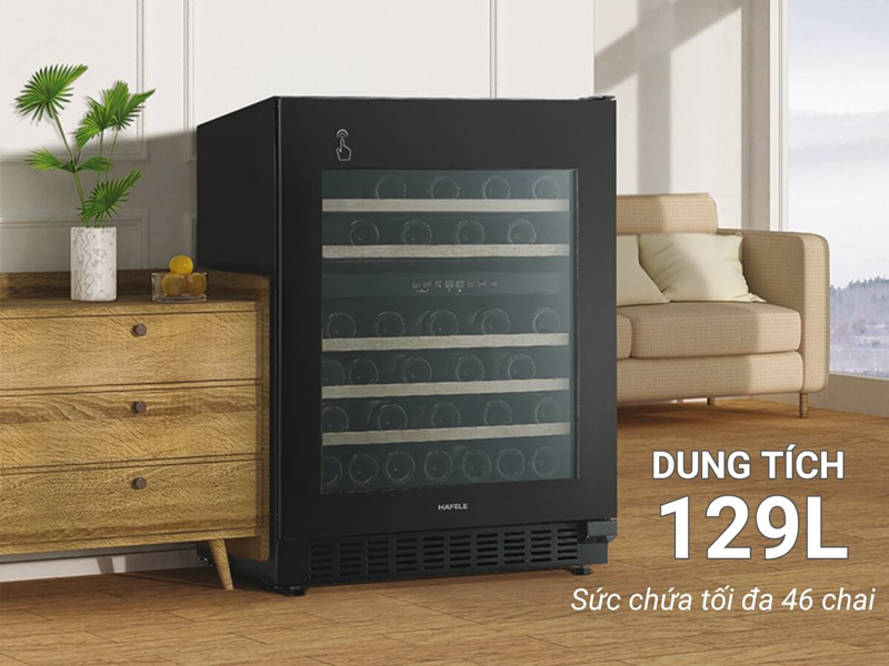 Tủ bảo quản rượu vang Hafele HW-C129FB - Hàng chính hãng