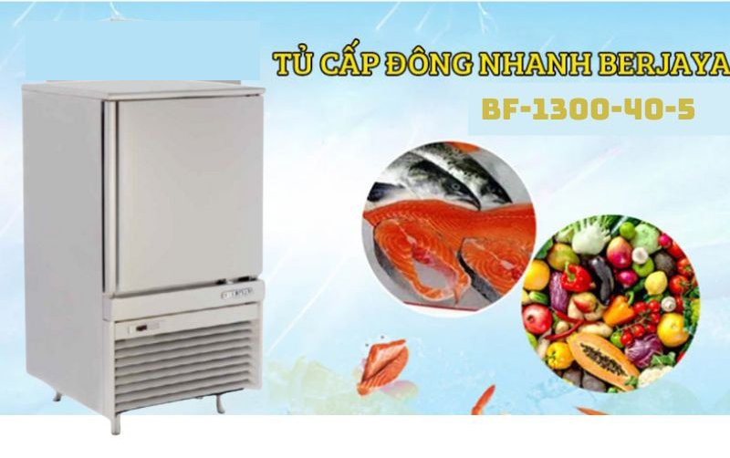 Tủ cấp đông nhanh 5 khay Berjaya BF-1300-40-5 - Hàng chính hãng