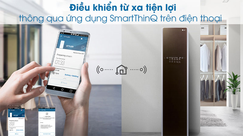 Tủ chăm sóc quần áo thông minh LG styler S3RF - Hàng chính hãng