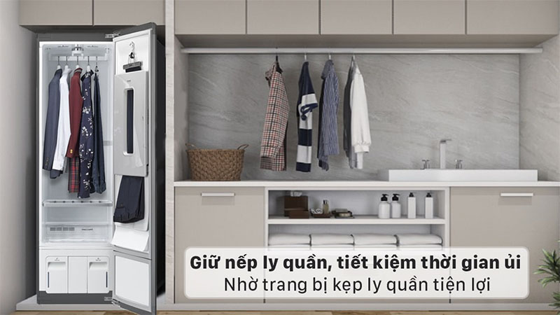 Tủ chăm sóc quần áo thông minh LG Styler S5MB - Hàng chính hãng
