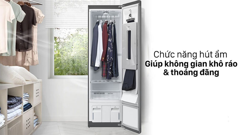 Tủ chăm sóc quần áo thông minh LG Styler S5MB - Hàng chính hãng