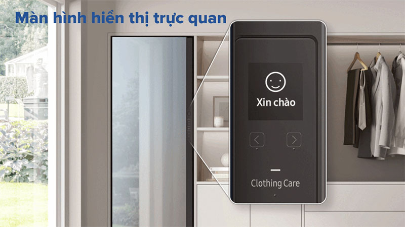 Tủ chăm sóc quần áo thông minh Samsung DF10A9500CG/SV - Hàng chính hãng