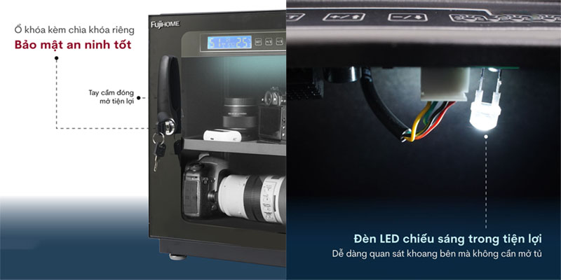 Tủ chống ẩm Fujihome DC-30E - Hàng chính hãng