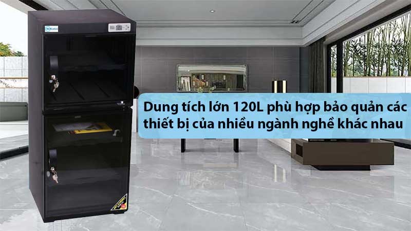 Tủ chống ẩm Nikatei DCH120 - Hàng chính hãng