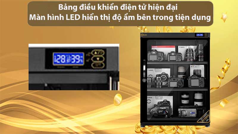 Tủ chống ẩm Nikatei NC-230HS - Hàng chính hãng