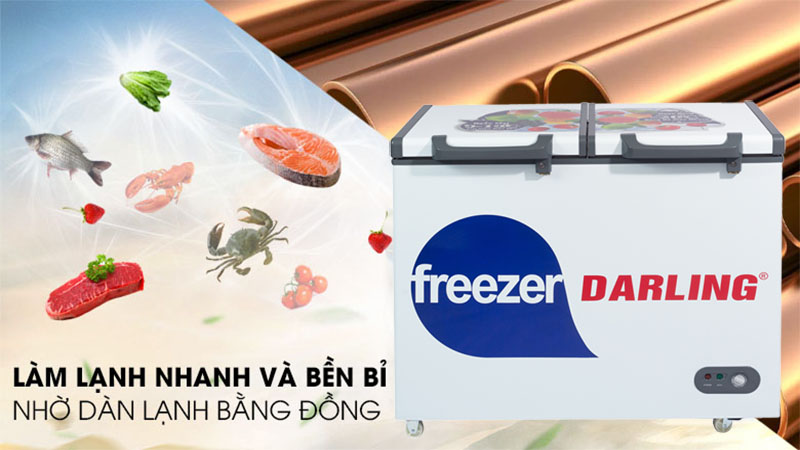 Tủ đông 1 ngăn 370L Darling DMF-3799AX-1 - Hàng chính hãng