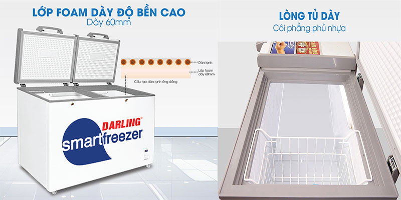 Tủ đông 1 ngăn Darling DMF-4799AS - Hàng chính hãng