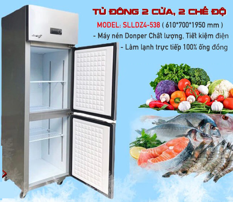 Tủ đông 2 cánh Snow Village SLLDZ4-538L - Hàng chính hãng