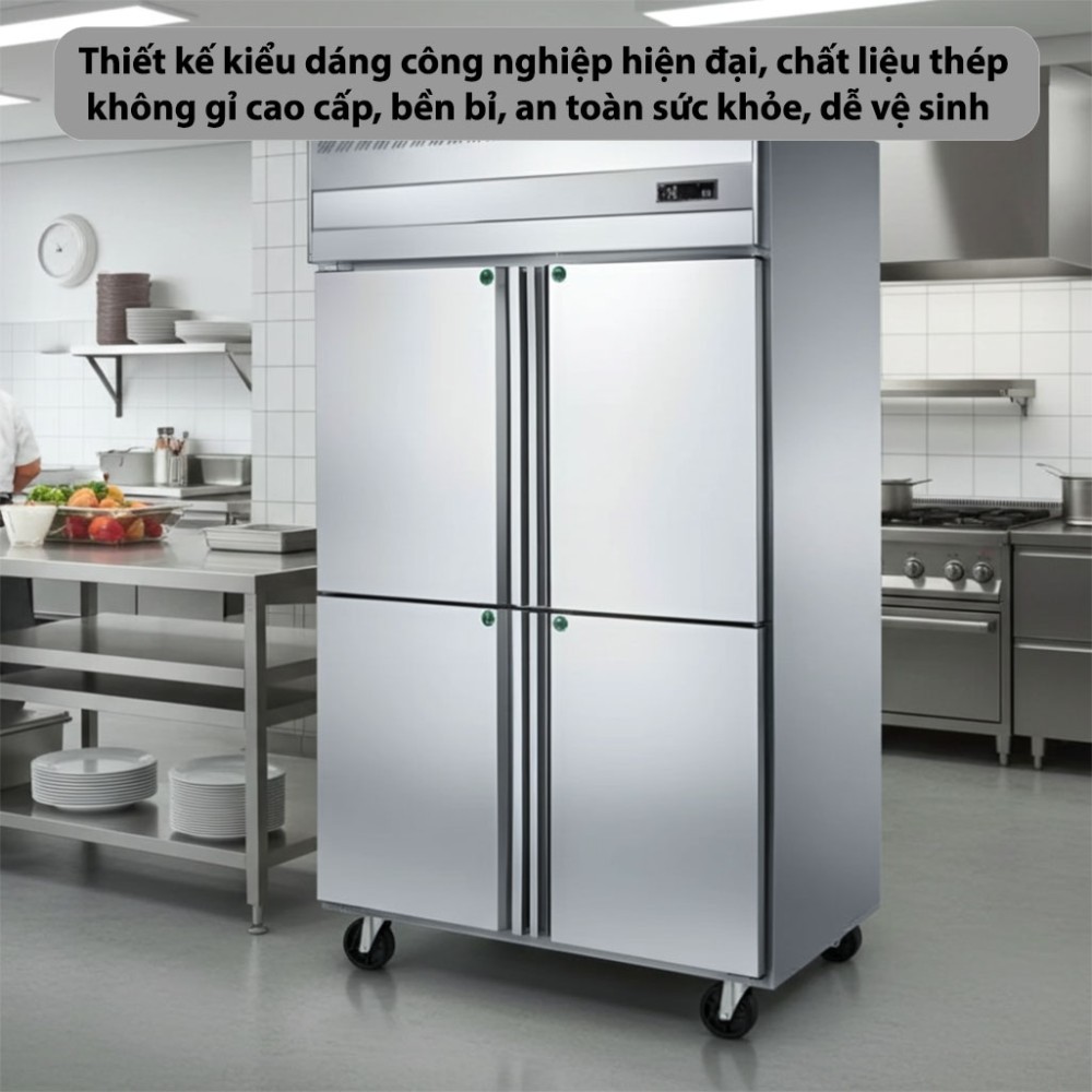 Tủ đông 4 cánh CVSA SPFD-1050LD - Hàng chính hãng
