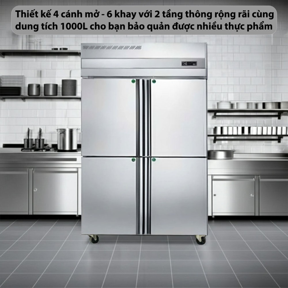 Tủ đông 4 cánh CVSA SPFD-1050LD - Hàng chính hãng