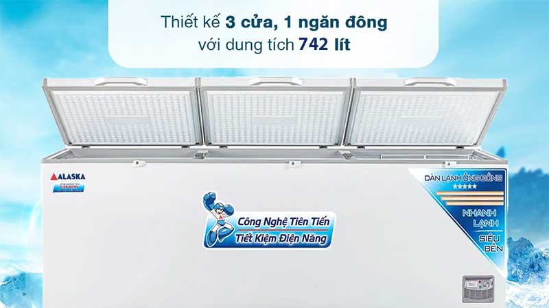 Tủ đông Alaska HB-1100C - Hàng chính hãng