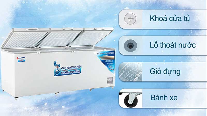 Tủ đông Alaska HB-1100C - Hàng chính hãng