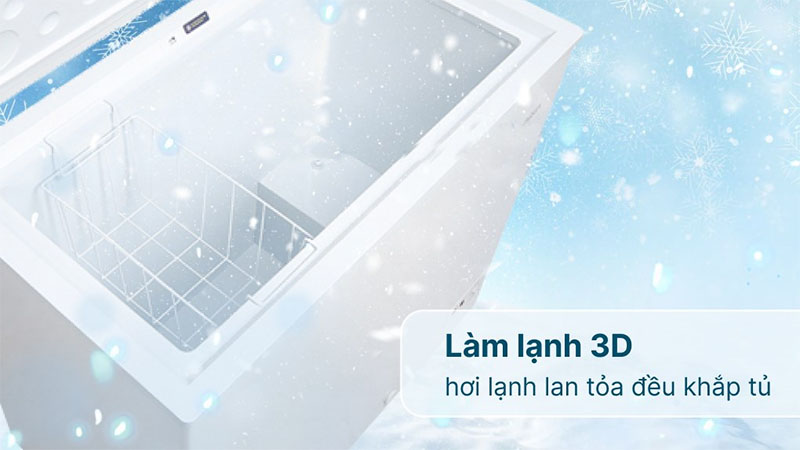 Tủ đông Aqua 203 lít AQF-C3001S - Hàng chính hãng