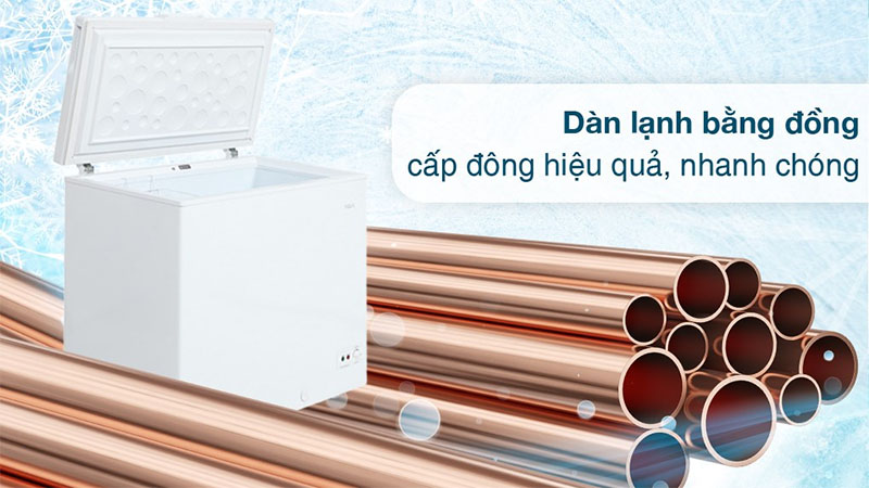Tủ đông Aqua 203 lít AQF-C3001S - Hàng chính hãng