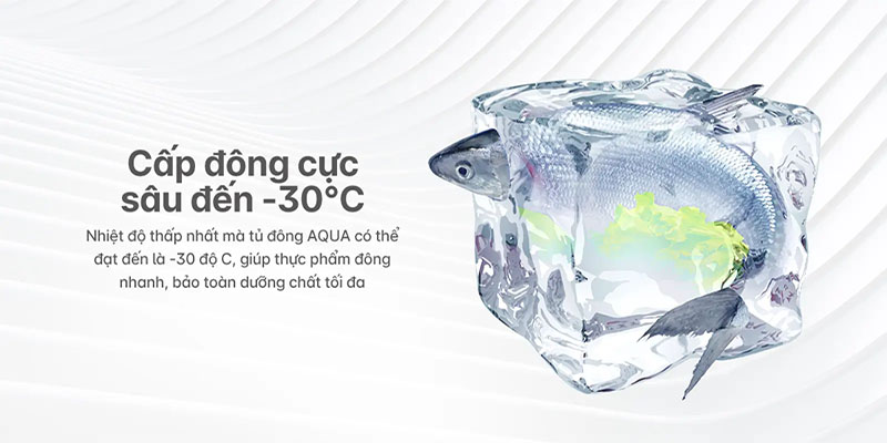 Tủ đông Inverter Aqua 515 lít AQF-C6102E - Hàng chính hãng