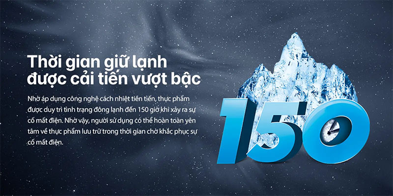 Tủ đông Inverter Aqua 515 lít AQF-C6102E - Hàng chính hãng