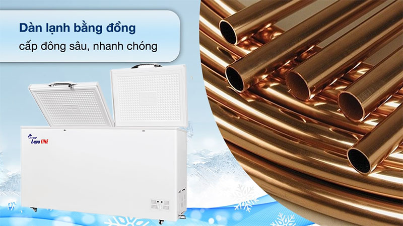 Tủ đông Aquafine JW-500F - Hàng chính hãng