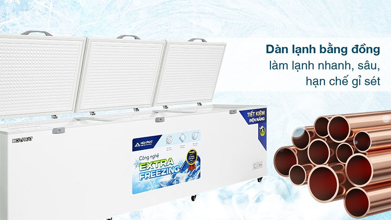 Tủ đông Hòa Phát 1190 lít HPF-AD61190 - Hàng chính hãng