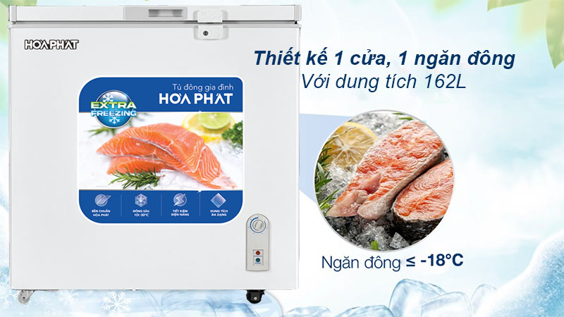 Tủ đông Hòa Phát HCF-336S1N1 - Hàng chính hãng