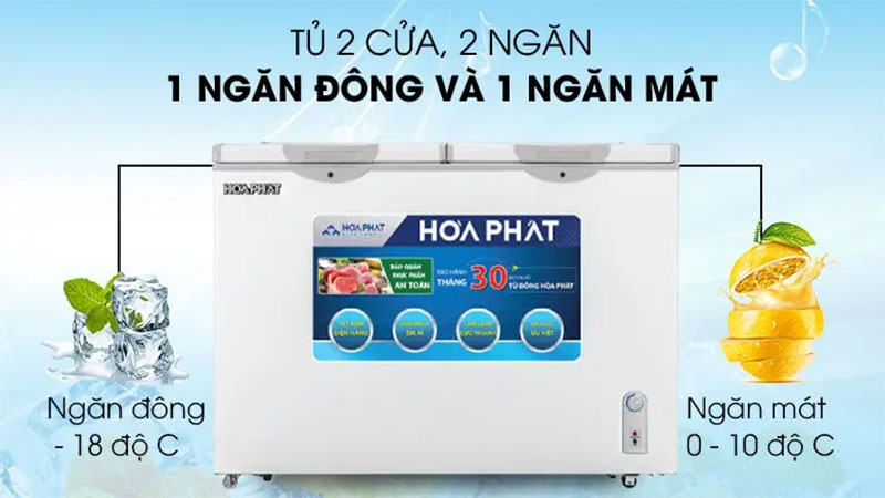 Tủ đông Hòa Phát HCF-506S2N2 - Hàng chính hãng