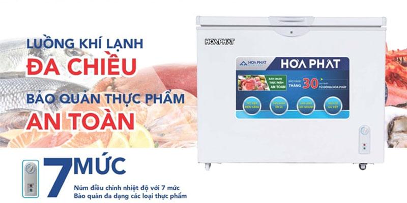 Tủ đông Hòa Phát HCF-516S1N1 - Hàng chính hãng