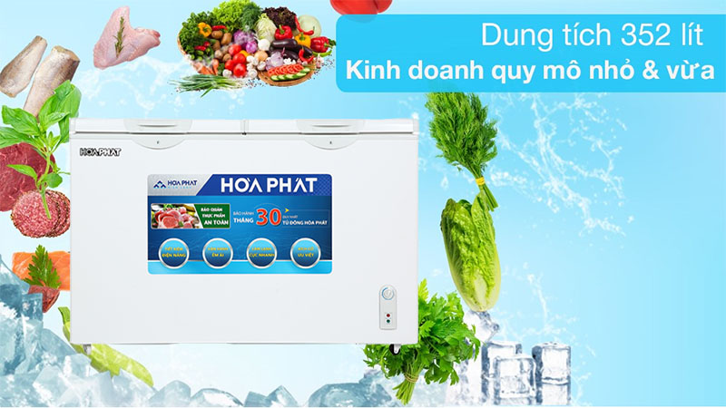 Tủ đông Hòa Phát HCF-666S1N2 - Hàng chính hãng