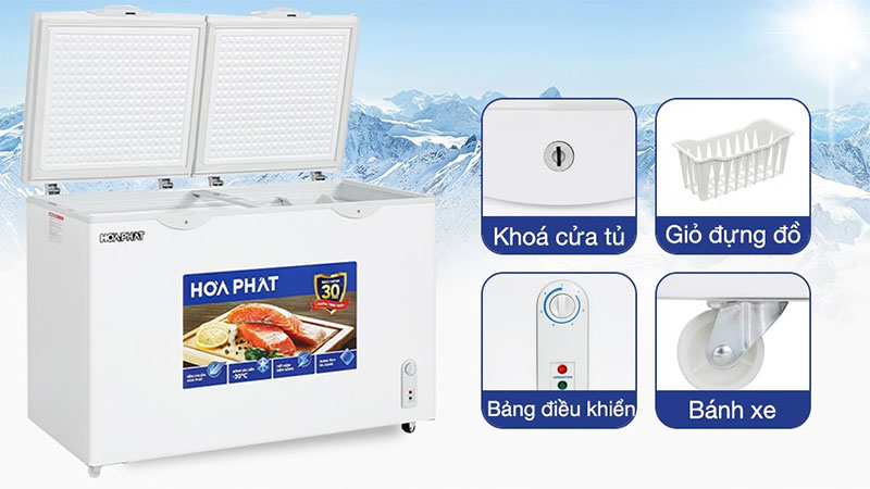 Tủ đông Hòa Phát HPF-AD6352 - Hàng chính hãng