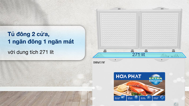 Tủ đông Hòa Phát HPF-BN6271 - Hàng chính hãng