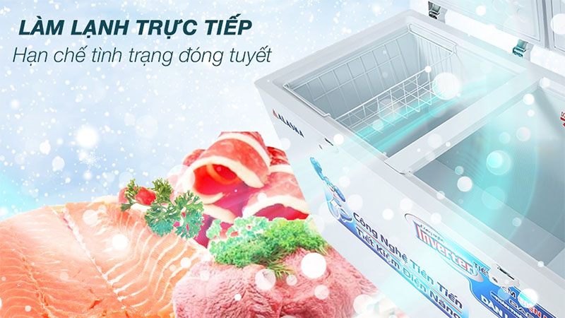 Tủ đông Inverter Alaska HB-550CI - Hàng chính hãng